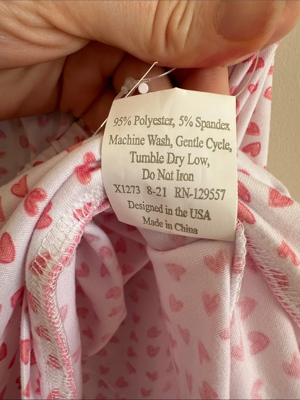 Women's White & Pink Heart Sleep Shorts